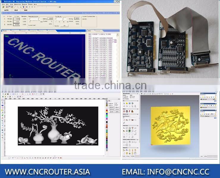 Stone Carving Machine Engraving Machine CNC Router For Stone 1300*2500mm With Z Height 600mm Desktop Computer Control ZK-1325