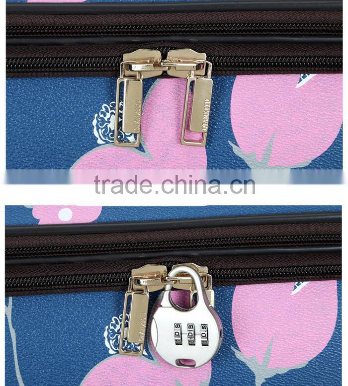 New Year 2016 fashion designer travel luggage bag set