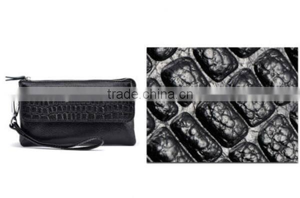 Women Leather Clutch Bag Stone Pattern Zipper Bag Cowhide Messenger fashion bags ladies handbags