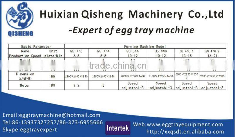 small automatic egg pallet making machine