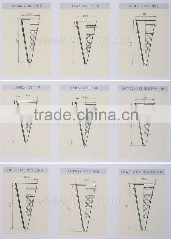 newly designed rolled sugar cone baking machine