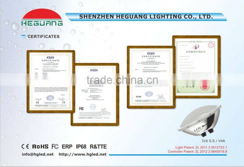 waterproof decoration fountain water led rgb 9W