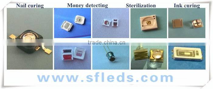 5050 SMD 265nm 280nm 310nm uvc 254nm led germicidal uv led for medical devices