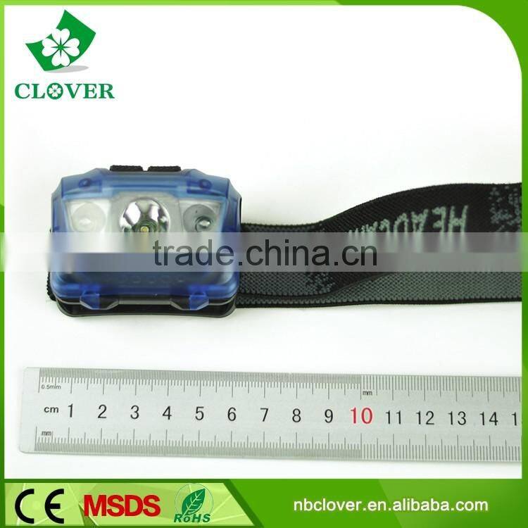 ABS material 120-150 meters irradiation range powerful 3W CREE led headlamp