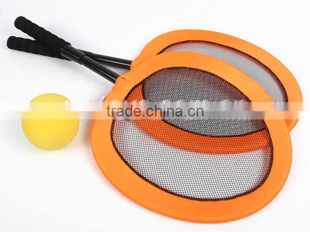 Summer children 26 inch big fabric beach racket with ball