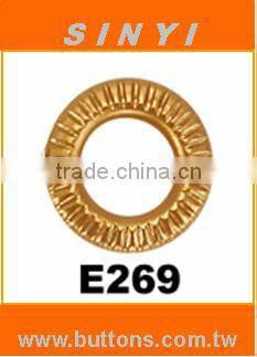 Pattern Shape Eyelet (Grommet), brass made eyelet, round shape eyelet