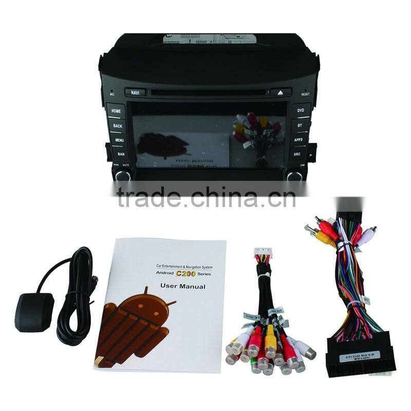 Newest quad core RK3188 1.6GHz Android 5.1 DVD GPS radio for Kia Sportage R support DTV OBD