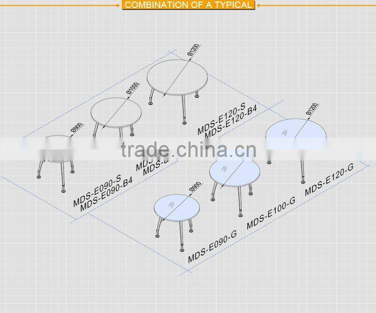 MDS Melamine Faced Chipboard PVC Edge Office Table Accessories
