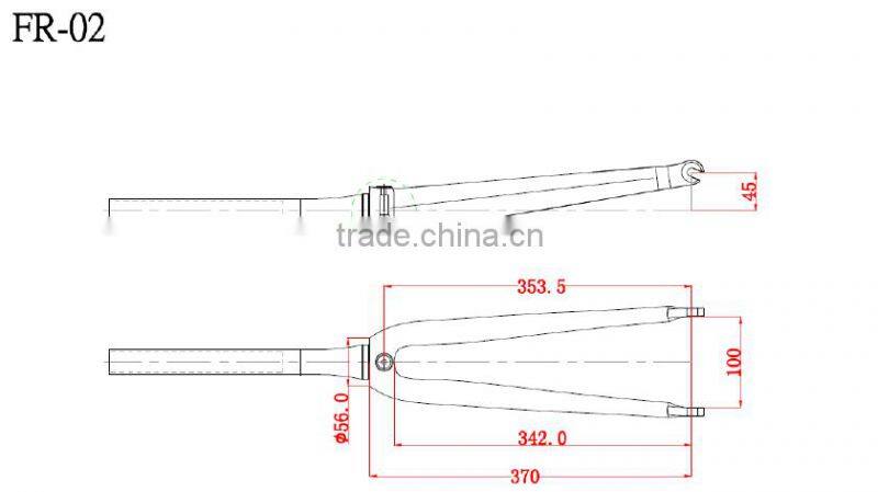 Latest Fashion hot-sale stainless mtb bicycle front fork