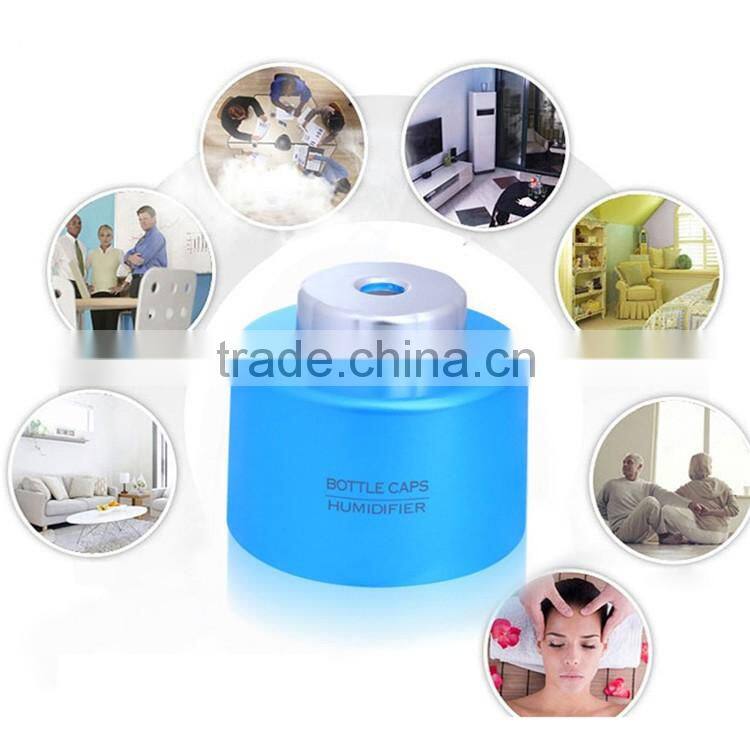USB portable aroma water bottle cap humidifier mist air humidifier