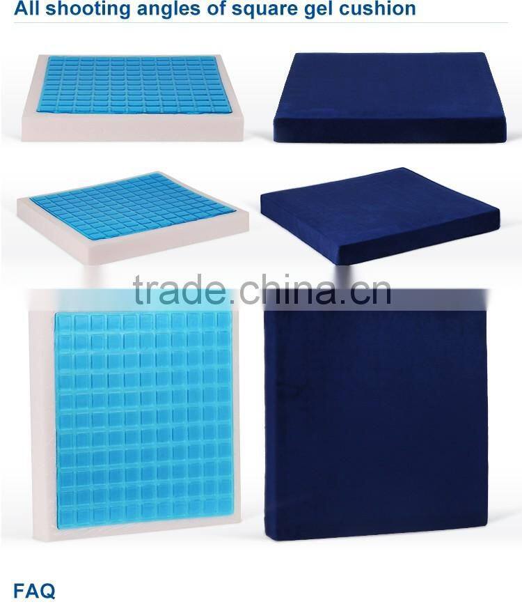 Coccyx Orthopedic Memory Foam Cooling Gel Seat Cushion