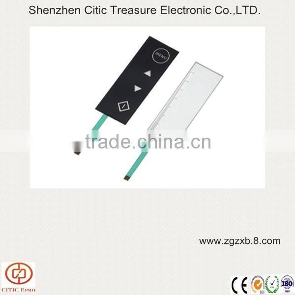 Capacitive clear touch switch sticker