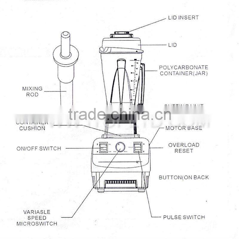 BD-767 Electric blender