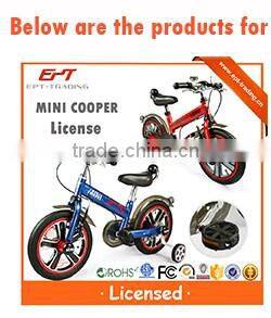 Top quality licensed 10" kids tricycle with back seat for sale