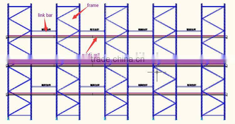 Cheap racks ,trucks can drive right into the racks from China