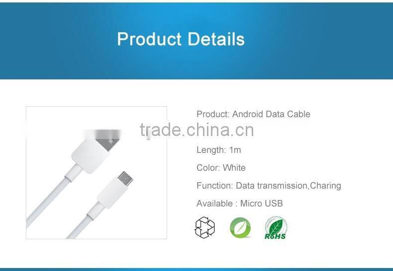 Fast Charging Data Transfer USB 2.0 Micro USB Data Cable For Android Smart Phone Chager Cable For Samsung HTC Xiao Mi Huawei