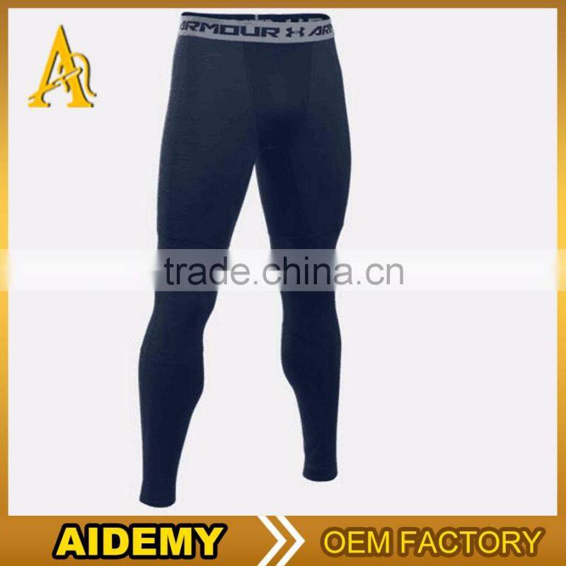 Top quality breathable supplex men running leggings