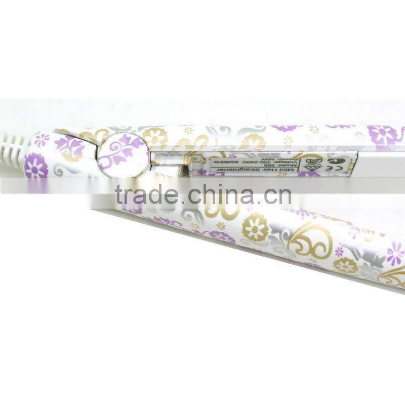 ZN988 Professional aluminum hair straightener B037