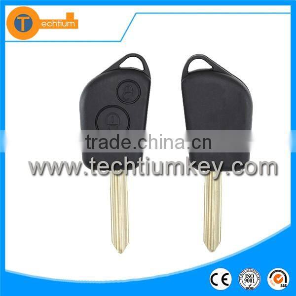 no logo elysee 2 button remote c3 key case for citroen