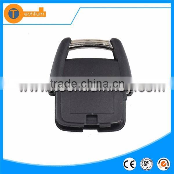 black plastic 2 button blank remote key case with Left blade without logo for Opel corsa meriva zafira