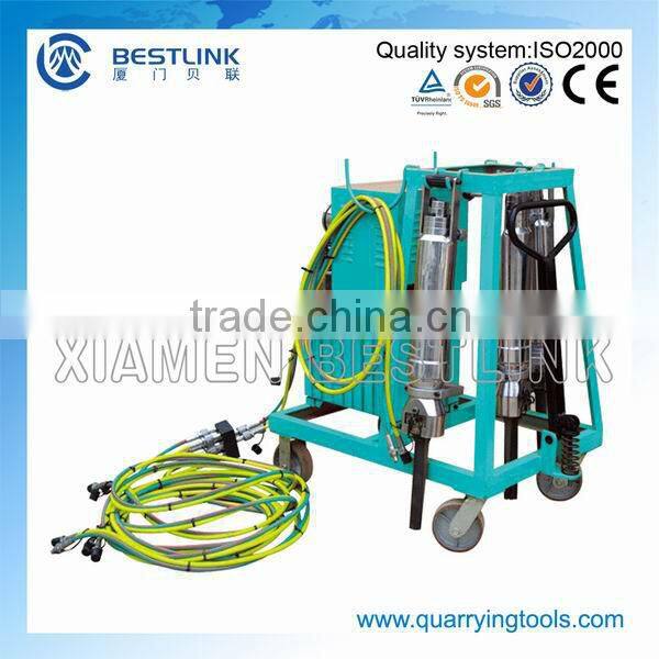 Pneumatic driven hydraulic concrete&rock splitter