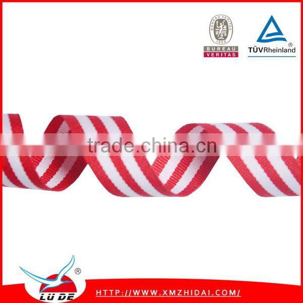 Wholesale ribbon black white stripes for gift packing