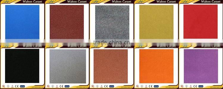 Velour shoes carpet underlay nonwoven carpet needle punched