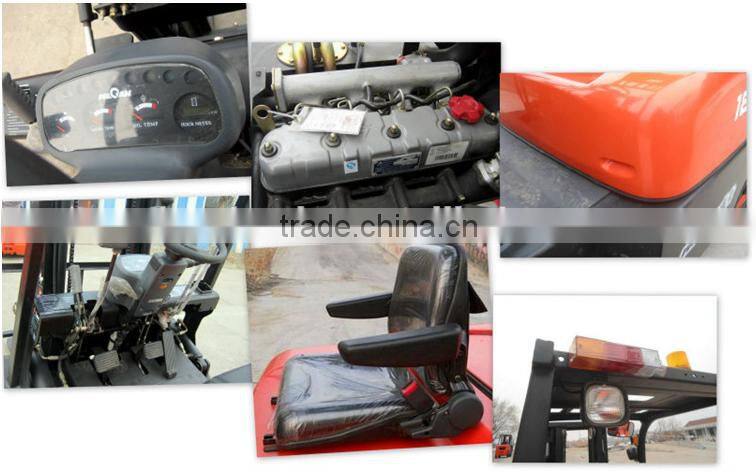 Capacity 2.5T Four-wheel Drive Counterbalanced China Diesel Forklift Truck