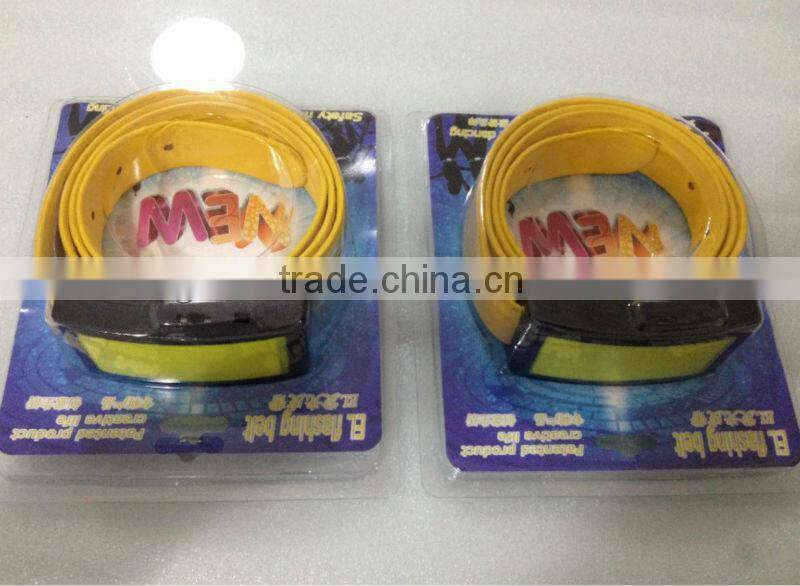 2013 new pack for non-sound active el belt / music el belt /el leather available