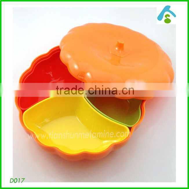 high quality colorful melamine fruit basket,salad plate