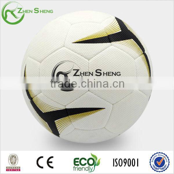 Soccer ball with grain surface