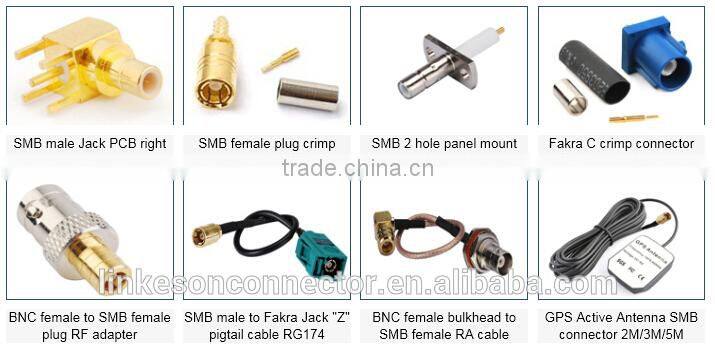 RF cable assembly SMA male to male cable with RG174