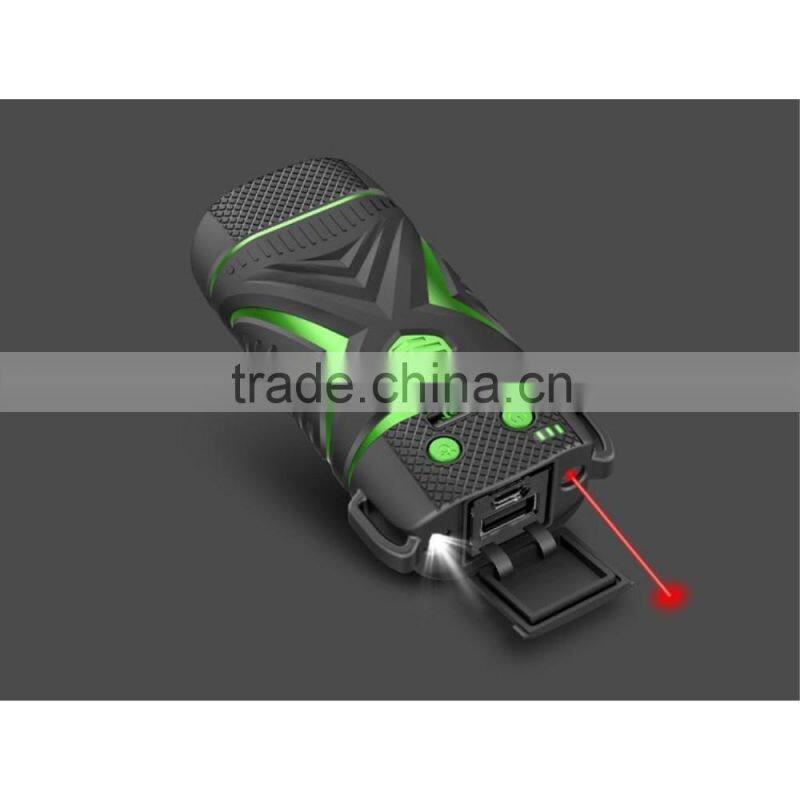 Cager WP11 5600mAh Waterproof Dustproof Drop-resistant Power Bank Built-in Laser Pointer & SOS Signal Light