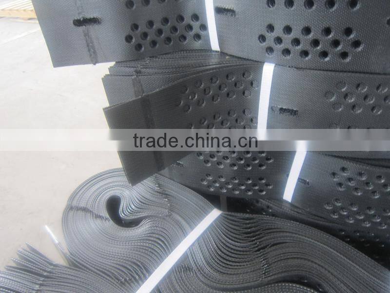 high density polyethylene geocell of black color