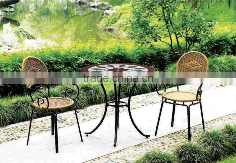 Perfect design modern bistro mosaic outdoor furniture 2012