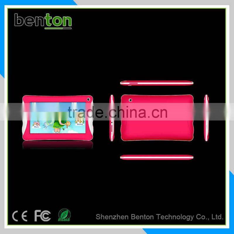 New product 7" Dual core Children Special Software Android educational tablet for kids