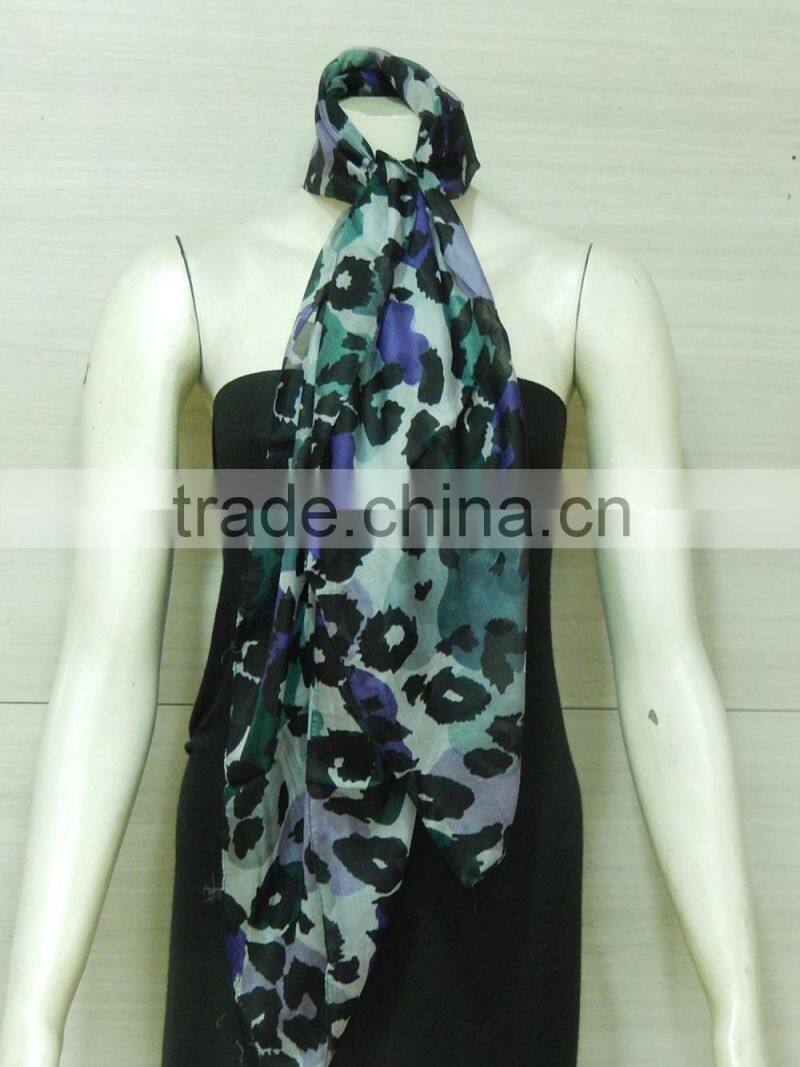 fancy silk printed scarf 2016-2017