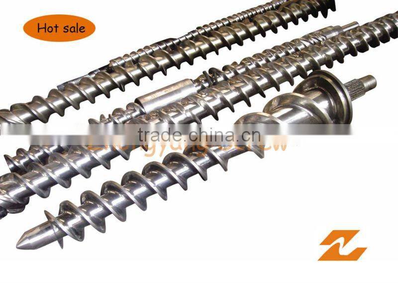 Rubber screw barrel for injection moulding machine