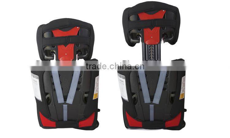 5 point harness red color seat group1/2/3 car seat fabric