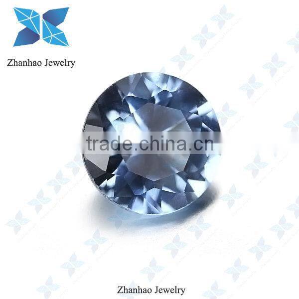 man made round stone spinel/ F106# stone bead
