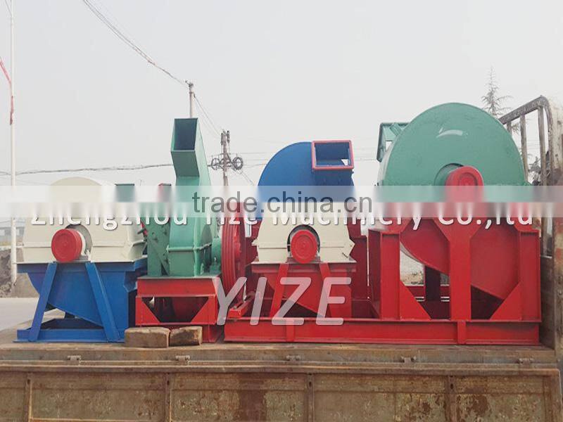 Automatic Alloy Blade small wood log crusher grind / wood shredder chipper