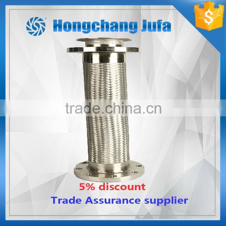 metallic thread flange joint flexible hose stainless steel ss304