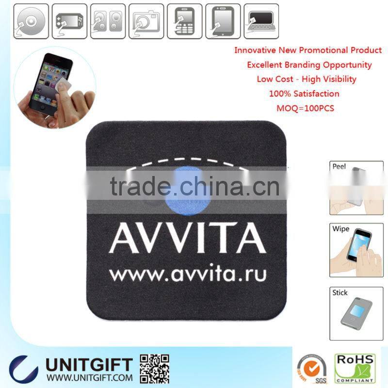 Cleaning phone screen with custom logo mobile phone lcd screen cheap phone screen cleaner