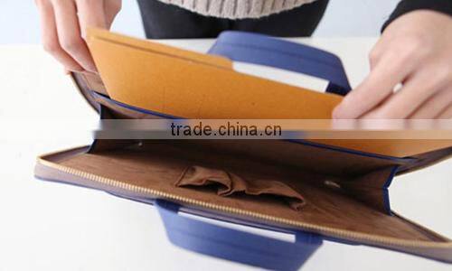 13''Shenzhen Factory Cheap PU Leather Office Bags for Men