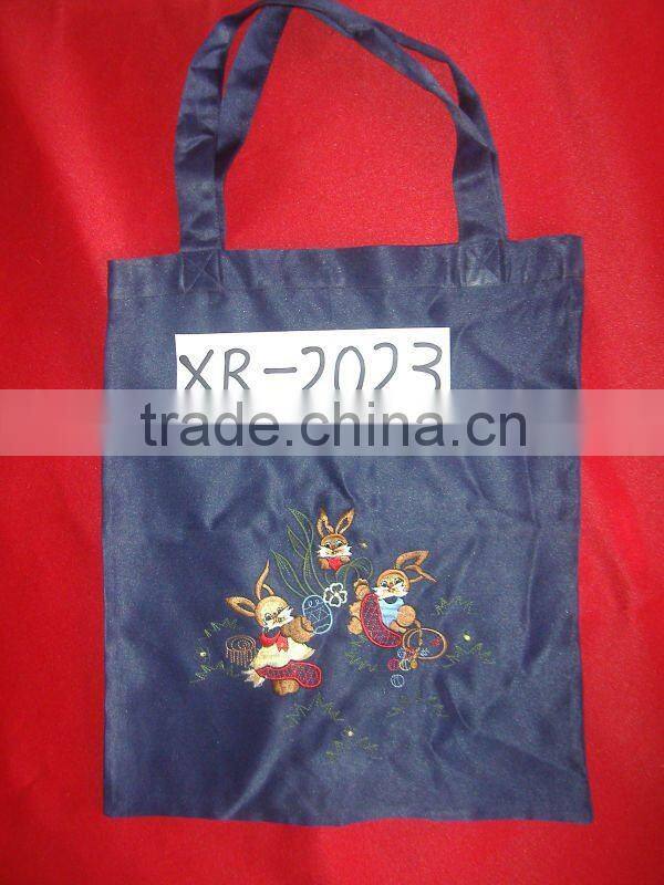 polyester embroidery machine shoping bag
