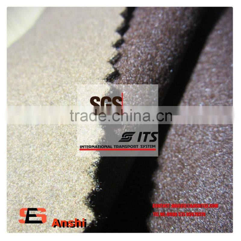 390-400gsm two tone color polyester tr brushed fabric for dress/overcoat