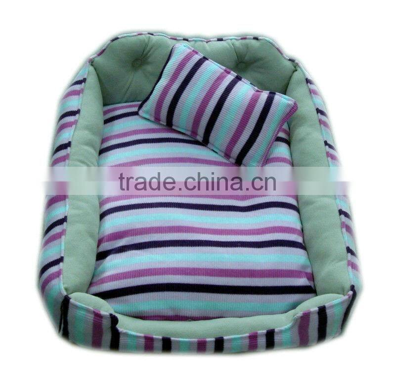 Bright color printed fleece pet bed for your lovely dogs