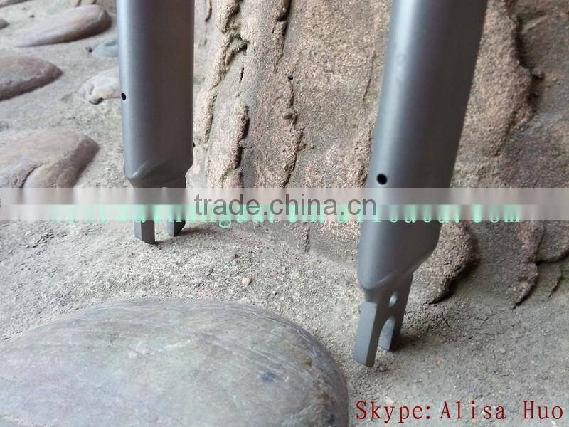 titanium folding bike front fork titanium road bike frok titanium folding bike frame