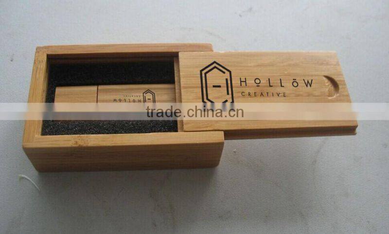Customized Box and Wood USB Flash Drive 1GB 2GB 4GB 8GB 16GB 32GB