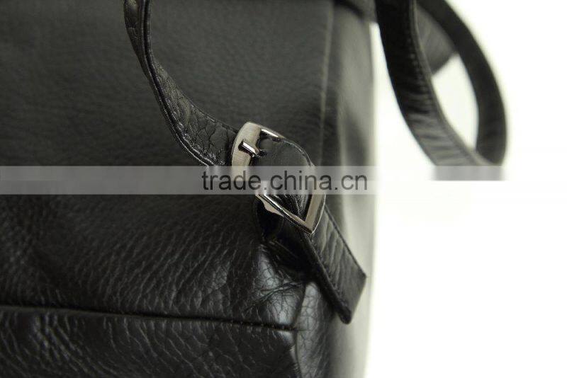 2016 KAUKKO new design leather travel bag durable massage backpack for teen girls